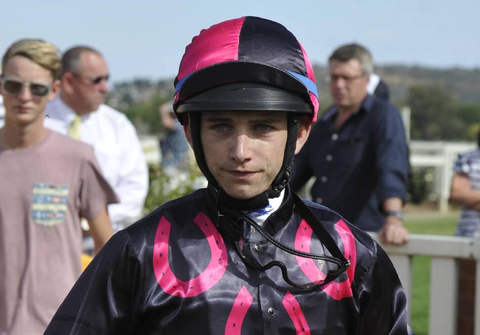 DAY OUT: Victorian-based jockey Jake Duffy enjoyed a winning treble at Corowa on Tuesday.