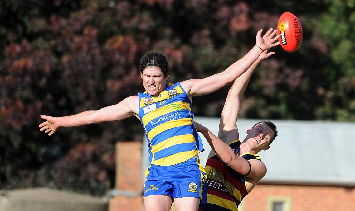 KEY OUT: MCUE will be without key defender Matt Collins for Sunday's elimination final against Leeton-Whitton.