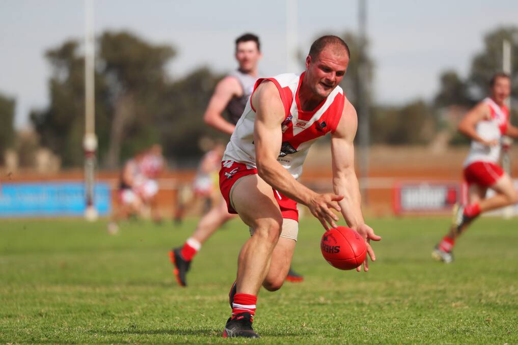 TIMELY RETURN: Griffith recruit Alex Overs will return for the Swans' top of the table clash with Wagga Tigers on Saturday. Picture: Emma Hillier