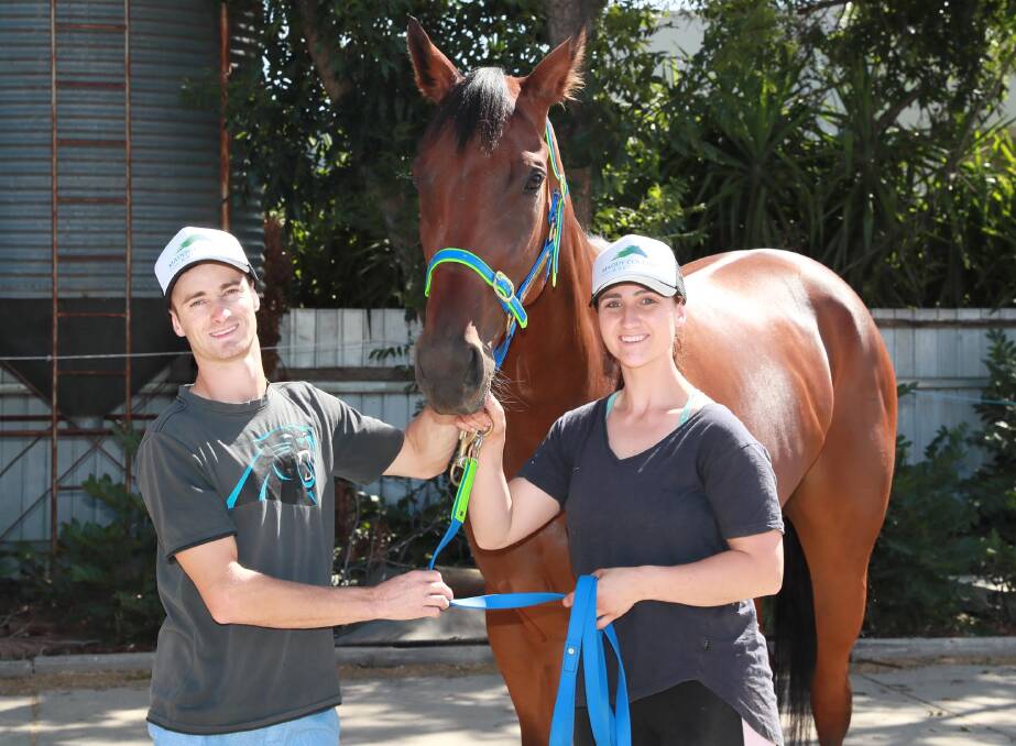 ON THE MOVE: Wagga trainer Maddy Collins will be reunited with her partner, apprentice jockey Josh Richards, in Melbourne after Christmas. Picture: Les Smith