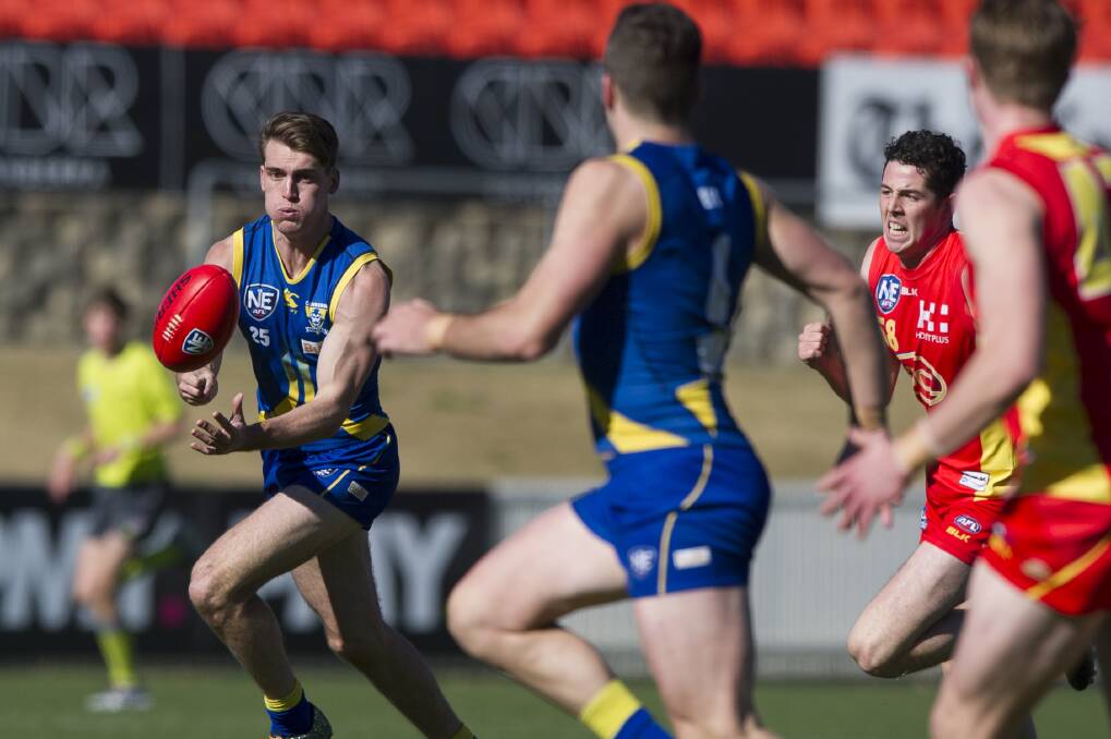 Sam Martyn in action for Canberra Demons. Picture: The Canberra Times