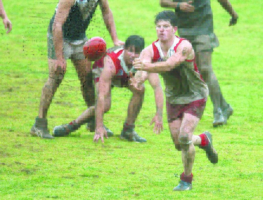 Mick Duncan in action for Griffith back in 2003.