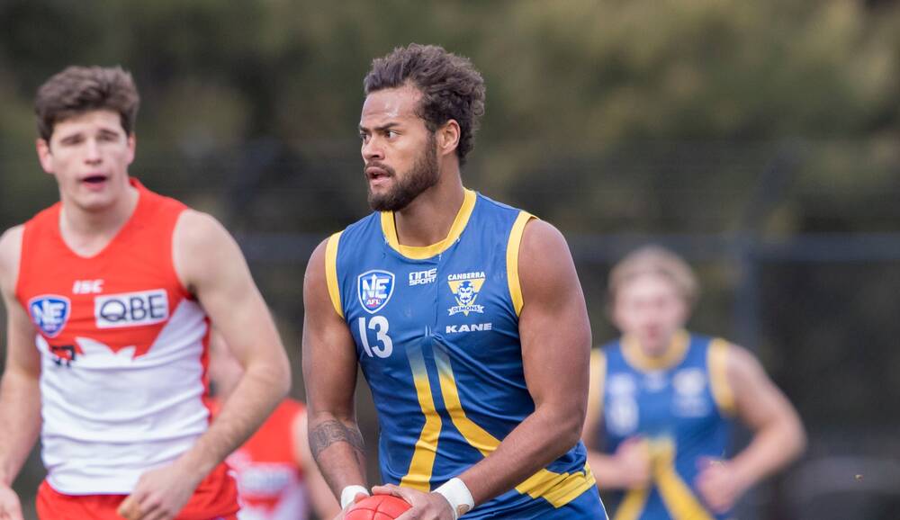 Tom Faul in action for Canberra Demons last season. Picture: TJ Yelds
