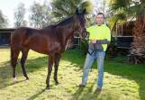 It shapes as a busy Saturday for Wagga trainer Darrell Burnet, pictured here with stable star Supido Beauty. Picture by Les Smith