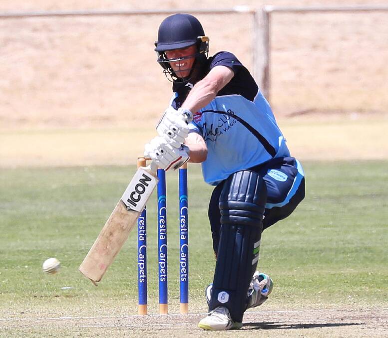 BIG SEASON: South Wagga young gun Blake Harper is second on the competition's leading run scorer list after 10 rounds. He has also is among the top 10 wicket takers. Picture: Les Smith