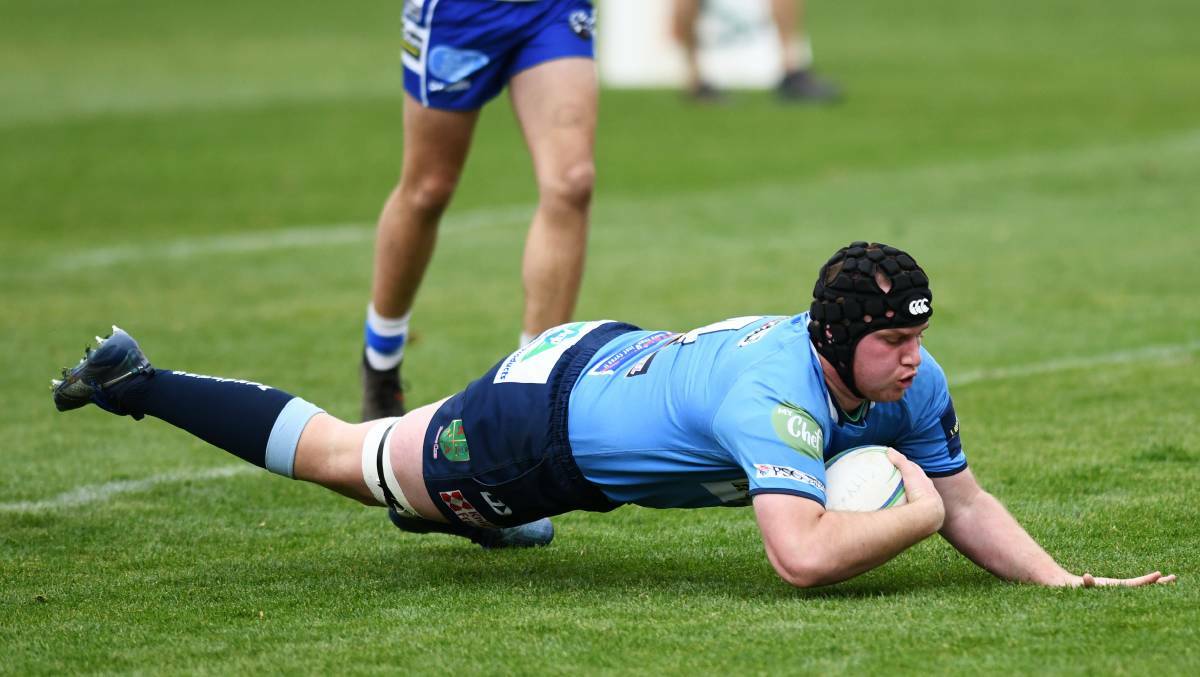 Nathanael Mooney will play his last game for Waratahs in Saturday's grand final before moving to Canberra for university. Picture: Les Smith