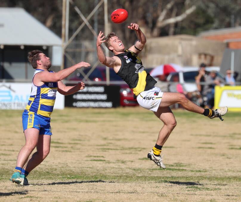 Dylan Morton in action at Wagga Tigers in 2019.