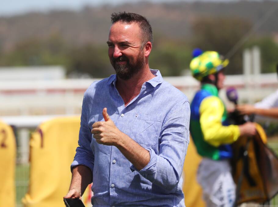 EYE ON THE PRIZE: Canberra trainer Nick Olive will have two runners in Friday's Snake Gully Cup.
