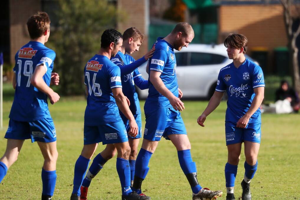 TOUGH CALL: Hanwood's undefeated season will go unrewarded with Football Wagga deciding not to declare winners at a board meeting on Thursday night. Picture: Emma Hillier