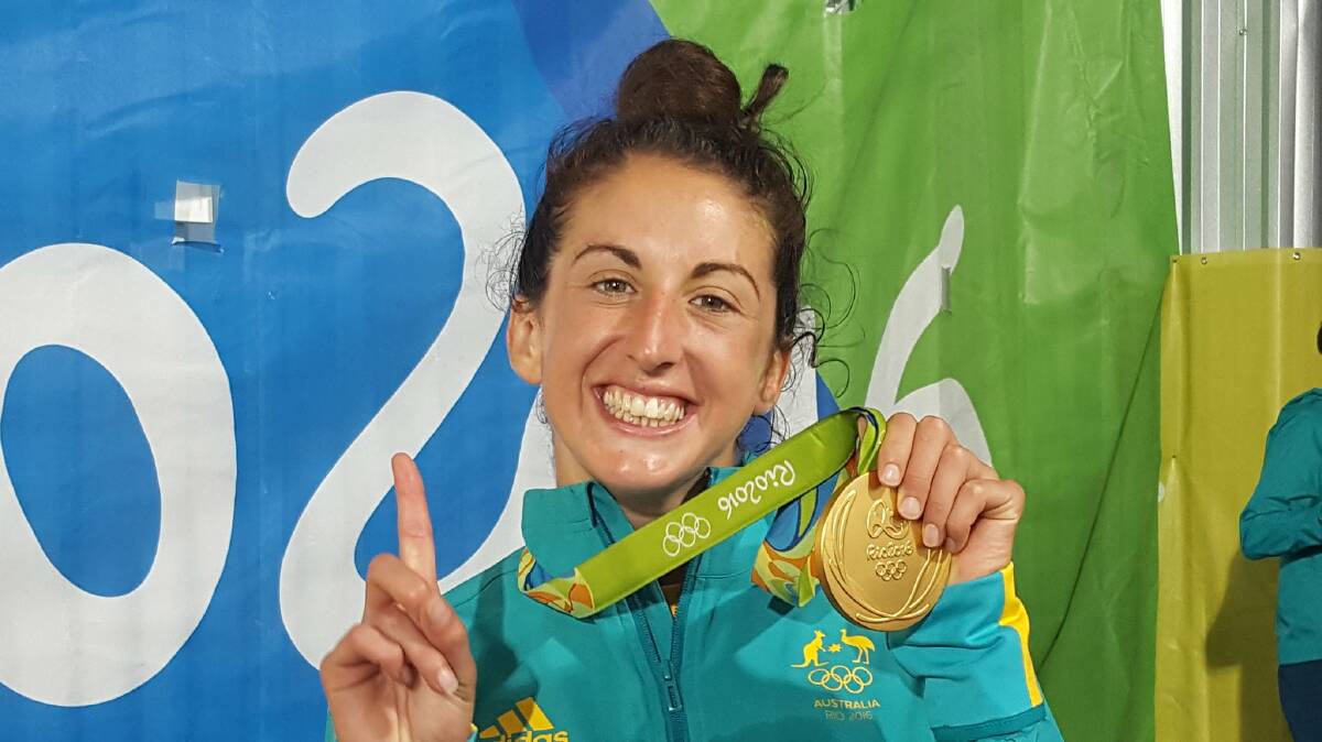 GOLDEN GIRL: Wagga's Alicia Quirk became the city's first Olympic gold medallist in 2016.