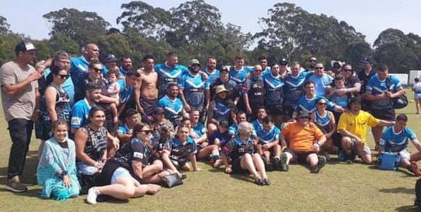 PROUD: Dindima were knocked out in the semi-final of the Koori Knockout by eventual winners, South Coast Black Cockatoos.