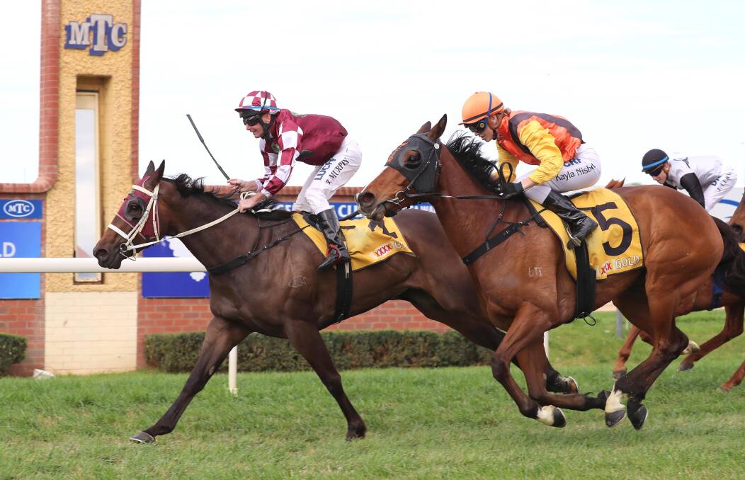 Takissacod winning at Wagga in October. Picture: Les Smith