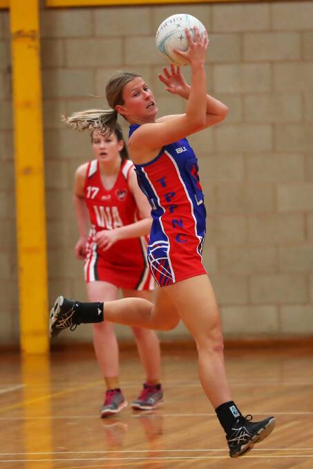 ON THE MOVE: Turvey Park's Vienna Randal during the A grade finals series. Picture: Emma Hillier
