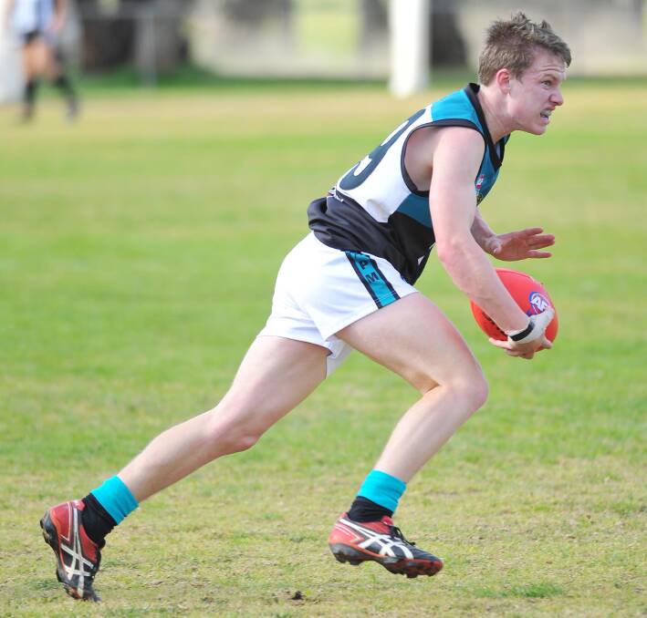 Mitch Maguire in action for Northern Jets during the 2014 season.