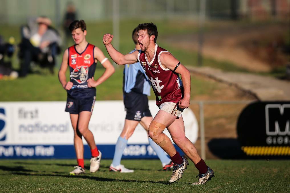 Wodonga forward Tom Johnson will also join Osborne for the upcoming season. Picture: The Border Mail
