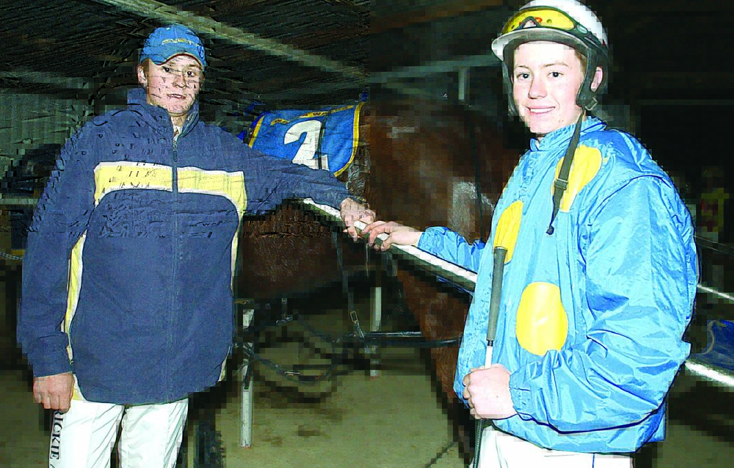 Rickie and Jarrod Alchin at Wagga back in 2003.