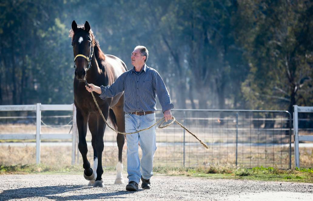 Albury trainer Garry Worsnop will start Nothin' Like Harry at Sandown on Wednesday. Picture: The Border Mail