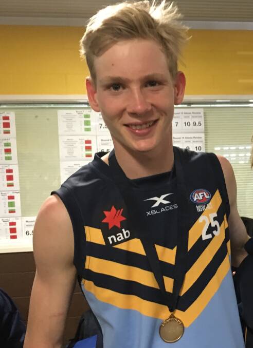 ALL AUSTRALIAN: Wagga's Sam Stening starred for NSW-ACT.