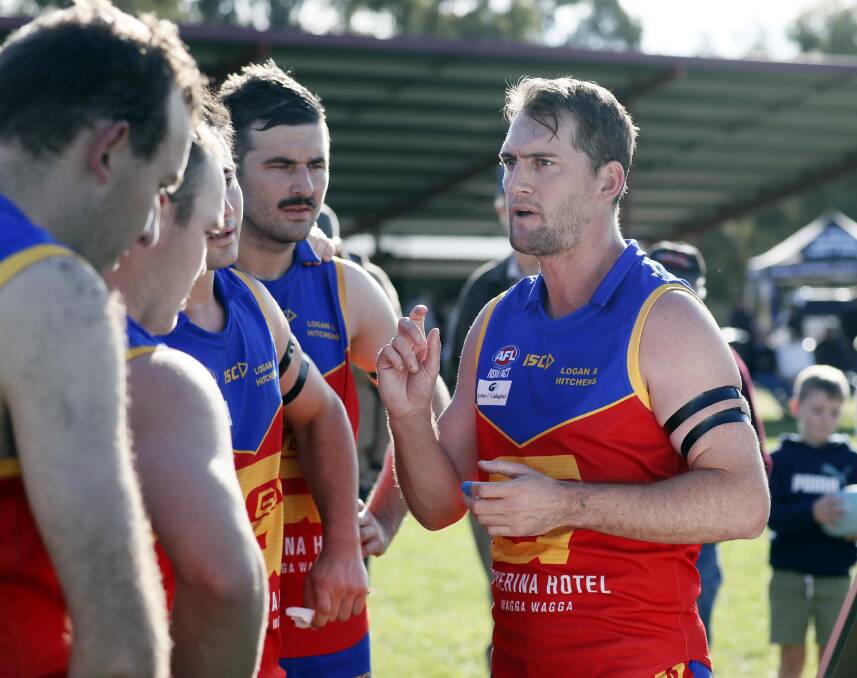 ON TOP: Ganmain-Grong Grong-Matong coach Sam Martyn was full of praise for Collingullie-Glenfield Park after Sunday's titanic battle. Picture: Les Smith