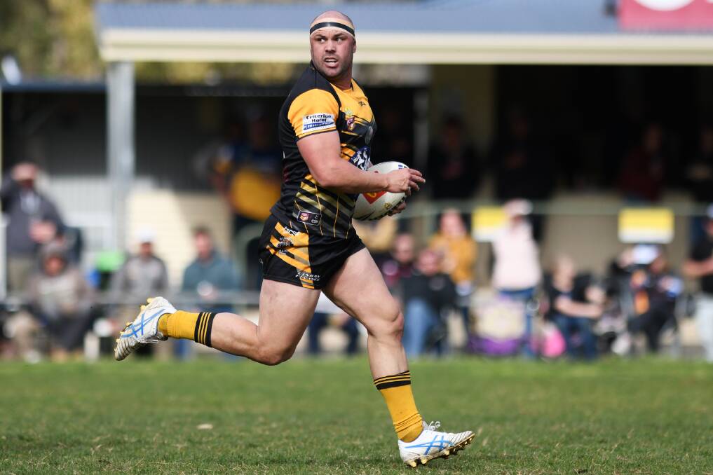 LEADER: Gundagai captain Luke Berkrey said nothing beats playing at home at Anzac Park in front of the Tigers' faithful. 