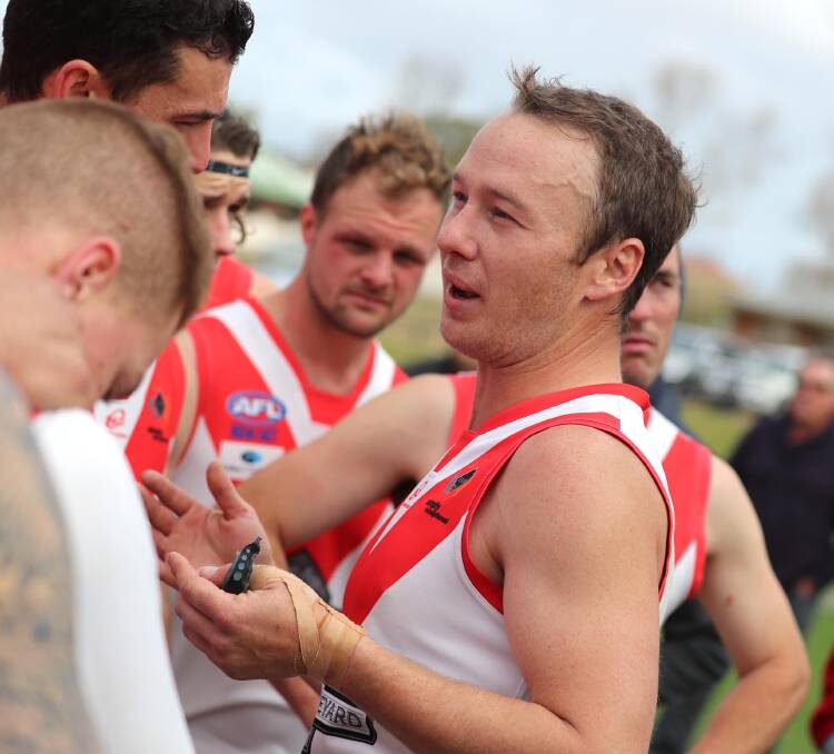 KEEN FOR FOOTY: Griffith co-coach Will Griggs will travel to play with Queanbeyan in the AFL Canberra competition this year. 