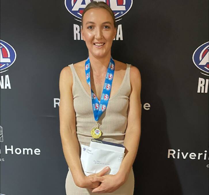 The Riverina League A grade netball best and fairest award, won this year by Wagga Tigers' Jess Allen, is one of 31 unnamed awards at AFL Riverina. Picture by AFL Riverina