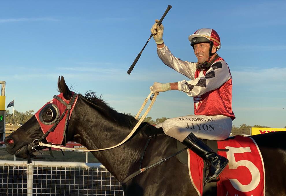 WELL TRAVELLED: Jason 'The Grasshopper' Lyon will travel more than 4600 kilometres in four days to ride at three different race meetings. Picture: Bryan Martin
