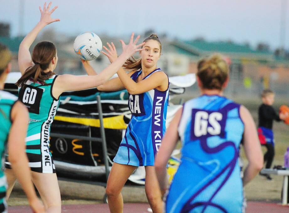 ON SONG: New Kids Aces recruit Flynn Hogg has not taken long to show her value at her new club. Aces face Shooting Stars on Saturday. Picture: Kieren L Tilly