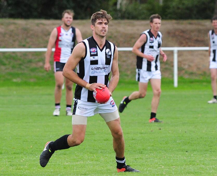 OUT: The Rock-Yerong Creek ruckman Lachie Hunter is one of a couple of key big men unavailable for Farrer League representative duties on Saturday. 