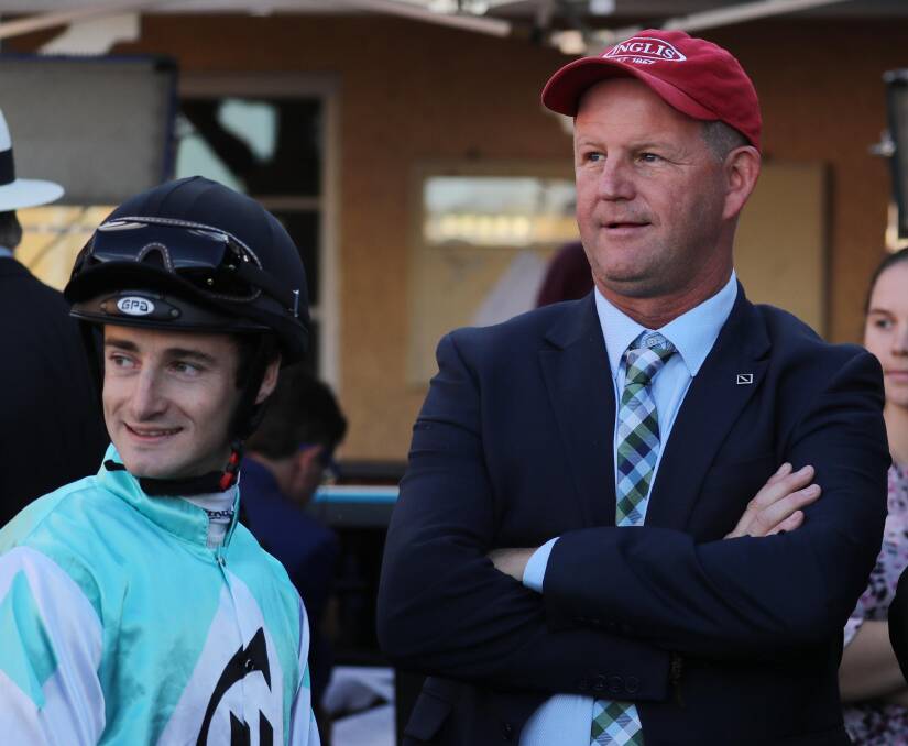 PATIENT: Wagga trainer Chris Heywood is looking forward to the return of Landmine at Narrandera on Saturday. Picture: Les Smith