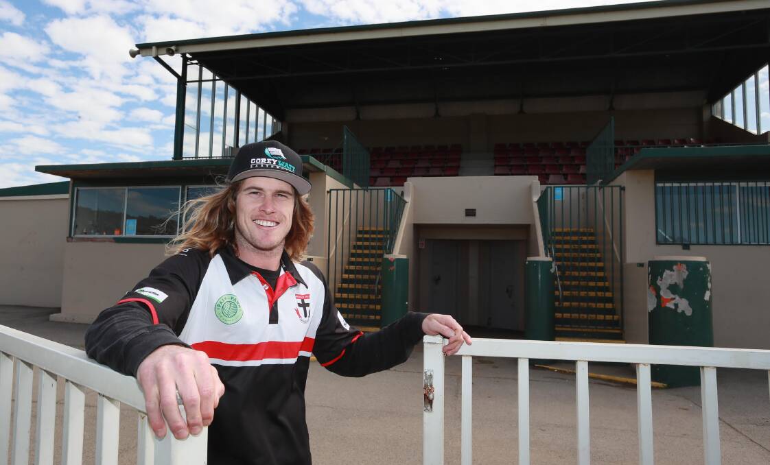 DOOR AJAR: The halt to the Farrer League season could work in the favour of North Wagga speedster Corey Watt, who is recovering from a quad injury. Picture: Les Smith