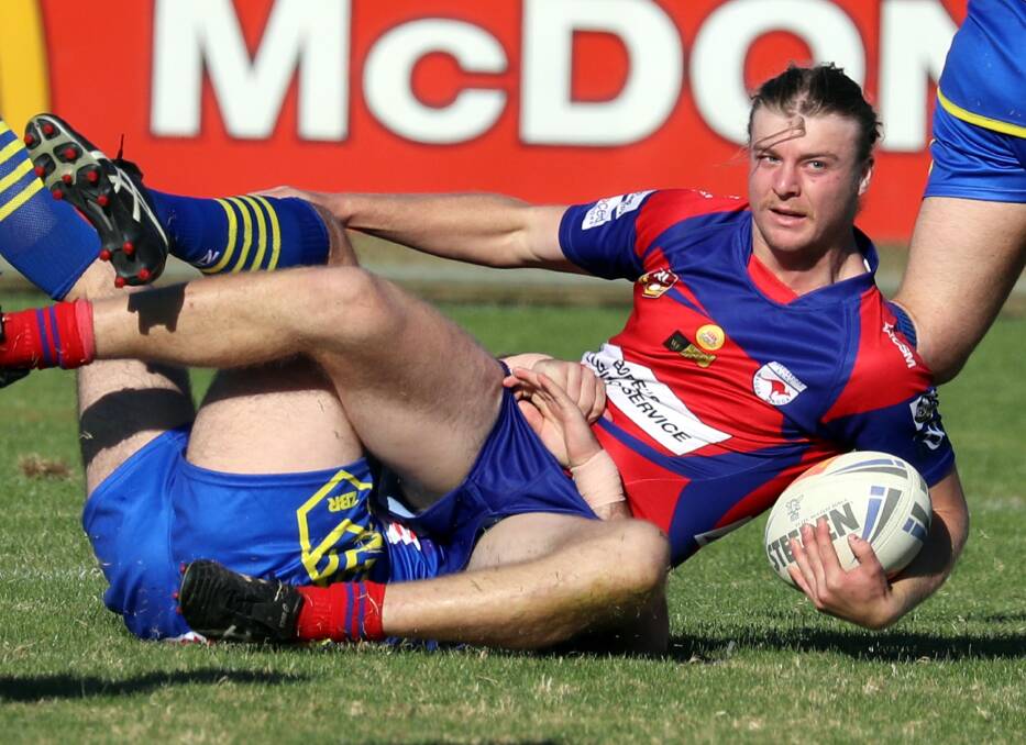 OUT: Kanagroos fullback Cameron Andrews will miss Sunday's clash with Tumut. Picture: Les Smith
