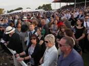PEOPLE EVERYWHERE: The Wagga Gold Cup day crowd of 7000 was down on previous years but there was still little room to move at Murrumbidgee Turf Club. Picture: Les Smith