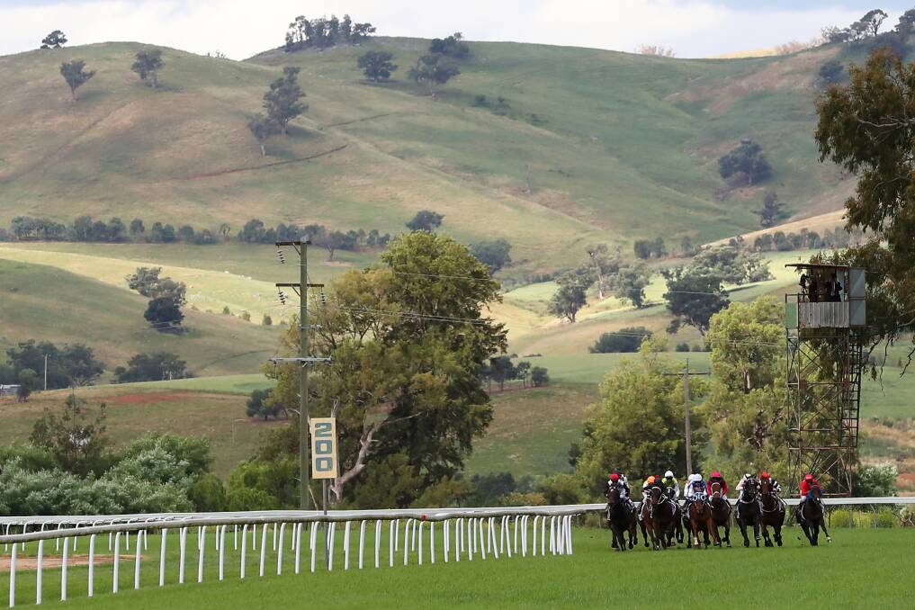 IN DOUBT: Stewards will conduct an inspection of the Gundagai track on Thursday ahead of the big two-day Snake Gully Cup carnival on Friday and Saturday. Picture: Emma Hillier