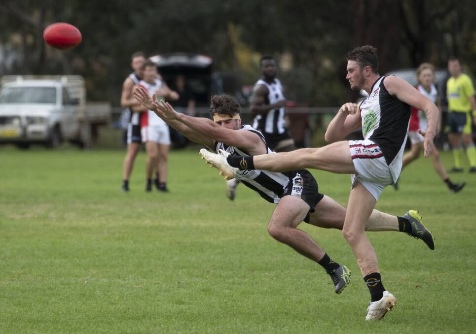 BIG GAME: North Wagga ruckman Matt Parks played an influential role in the win over Northern Jets on Saturday. Picture: Madeline Begley