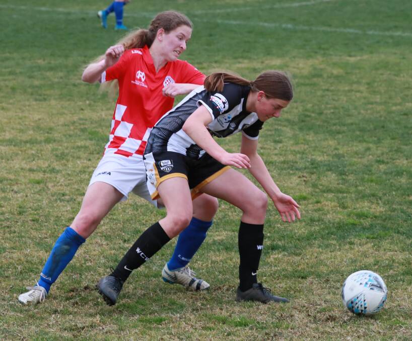 QUALITY INCLUSION: Lisa Cary was one of the Wanderers' best players in the loss to Tuggernong United last Sunday.