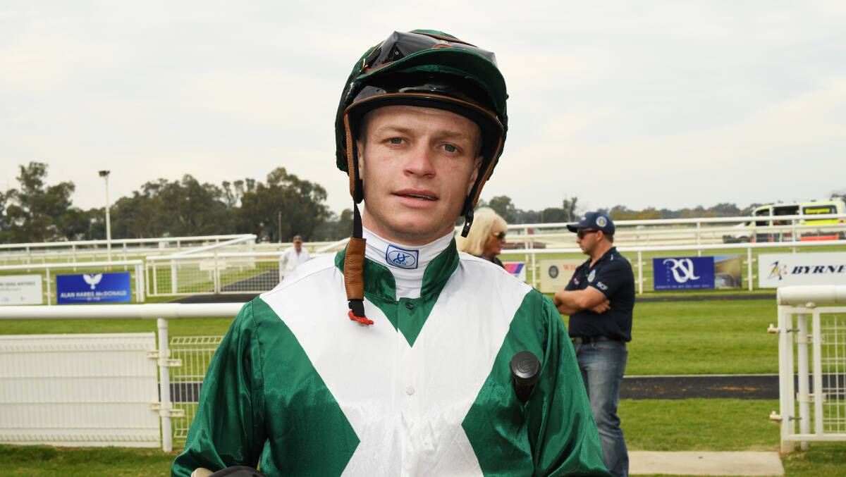 Leading Southern District jockey Blaike McDougall has been covering plenty of kilometres as part of the zone restrictions.