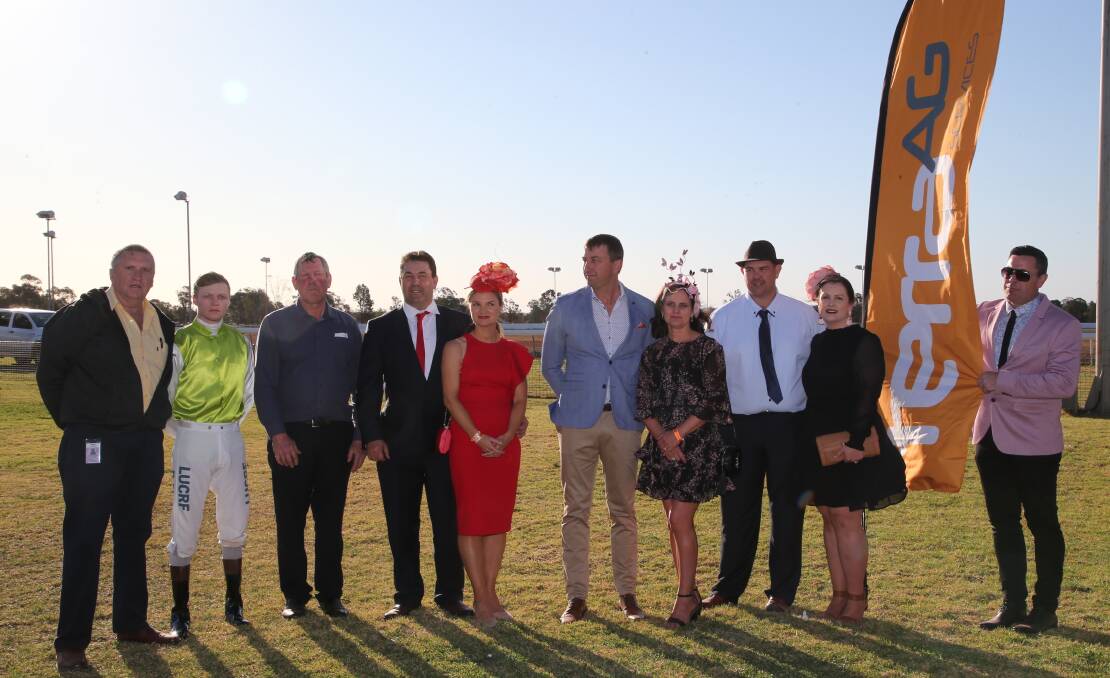 Connections celebrate Danetrille's win in last year's Griffith Cup.