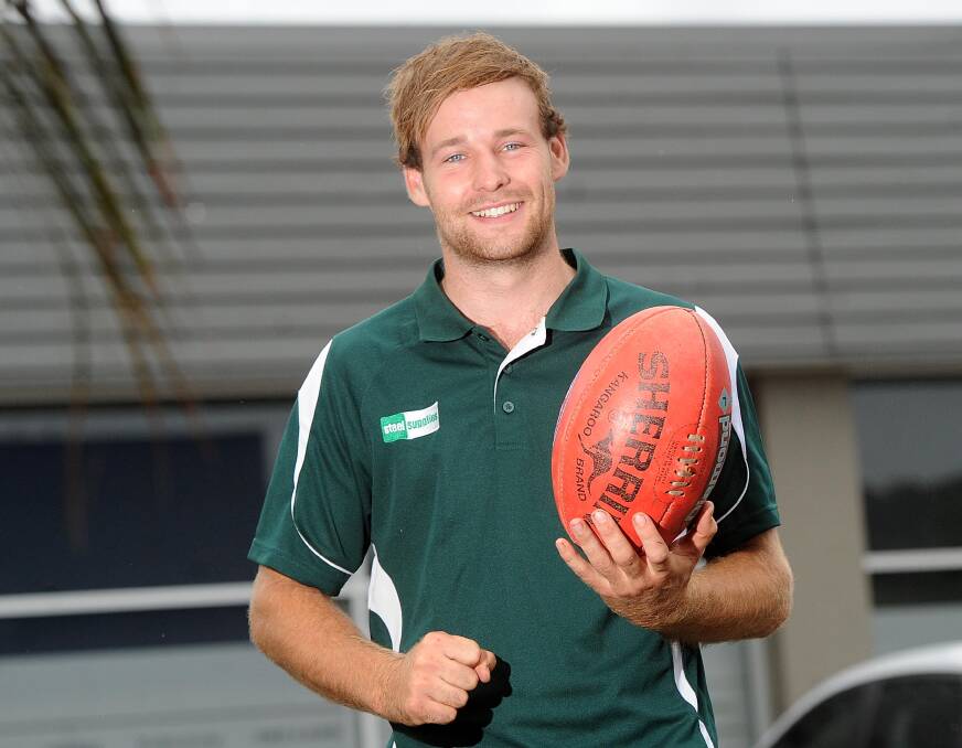 NEW COLOURS: Talented footballer Max Hillier has joined Coolamon for the upcoming Riverina League season. Picture: Laura Hardwick