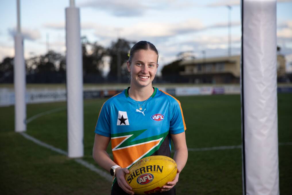Cleo Buttifant is one of three Riverina footballers that Tadhg Kennelly believes will be drafted to an AFL club later this year. Picture by Madeline Begley