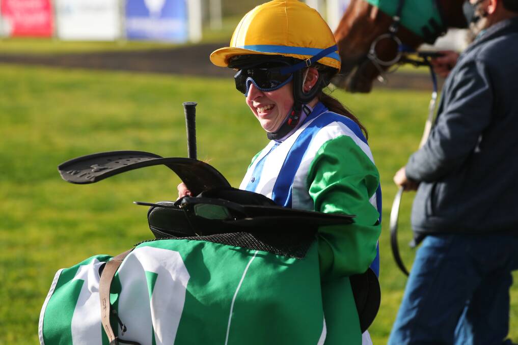ON THE MOVE: Wagga apprentice jockey Molly Bourke has joined the Doug Gorrel team at Canberra. 