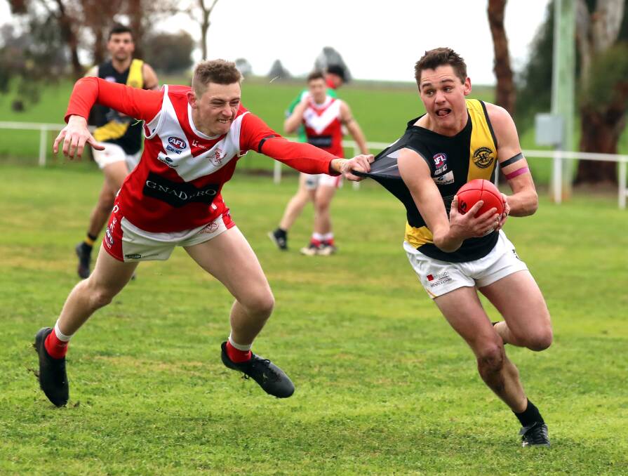 Nick Ryan in action for Wagga Tigers this year. Picture: Les Smith