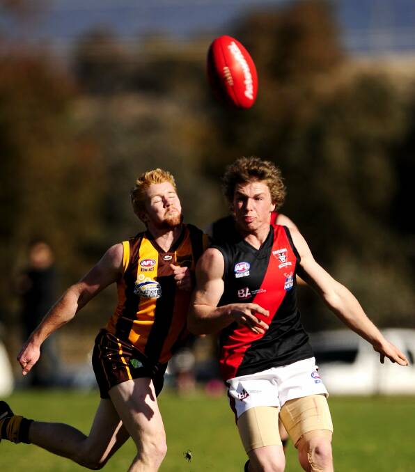 PRIZED SIGNING: Jason Ainsworth in action for Eastlake in a NEAFL game in 2011.