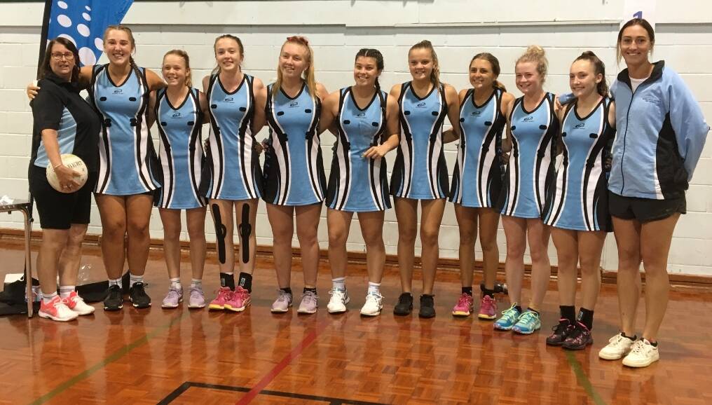 WINNERS: Barellan's under 17 representative team that won the Regional League. Coach Rosemary Clark, Brooke Anderson, Jessica Conlan, Jessica Barrow, Jenna Richards, Maddison Casey, Lily Sharpe, Abby Favell, Lucy Pattingale, Keisha McLean and assistant coach Bridgette Keely.