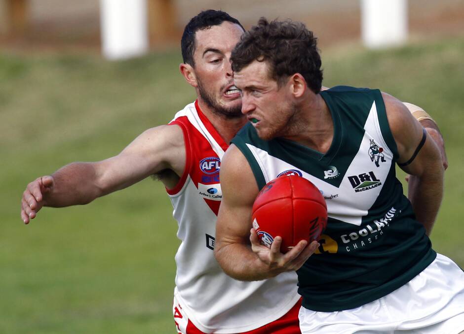 Marshal Macauley in action for Coolamon back in 2017.