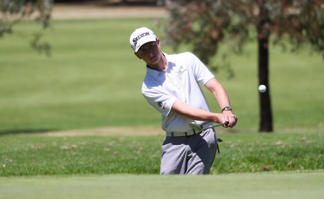 ONE TO BEAT: Wagga Country Club young gun Bart Carroll will be shooting for a third consecutive club championships when it gets underway on Saturday. Picture: Emma Hillier