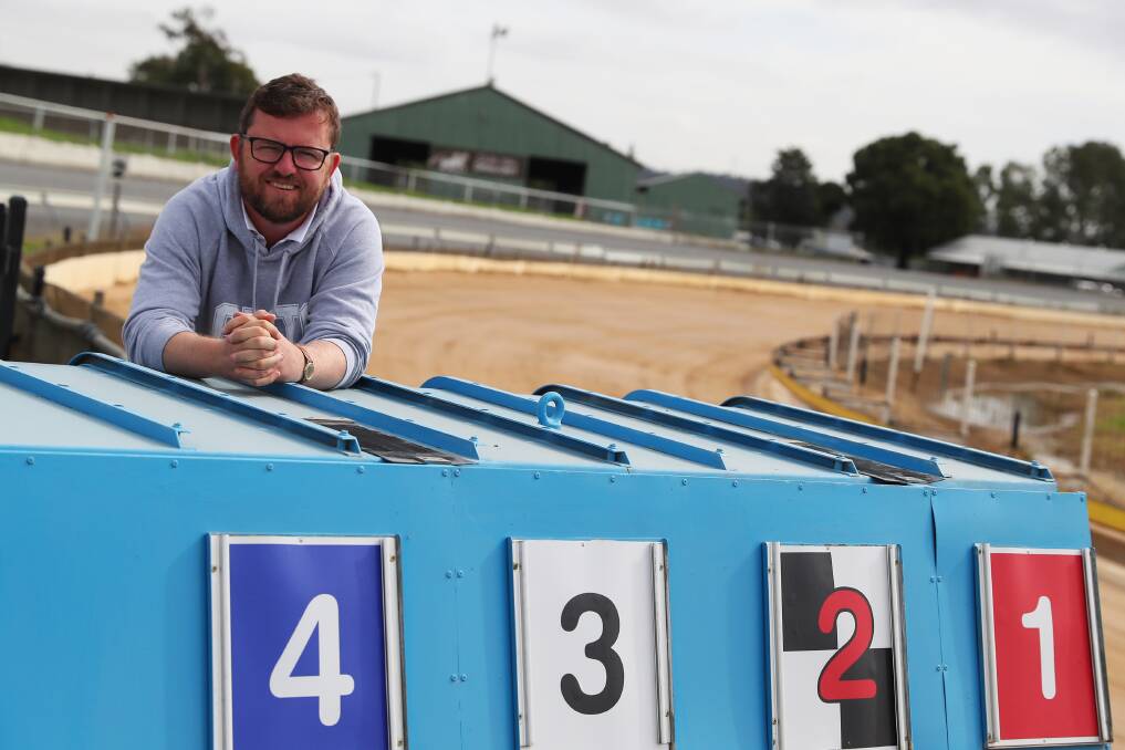 EXCITED: Wagga and District Greyhound Racing Club secretary-manager John Patton.
