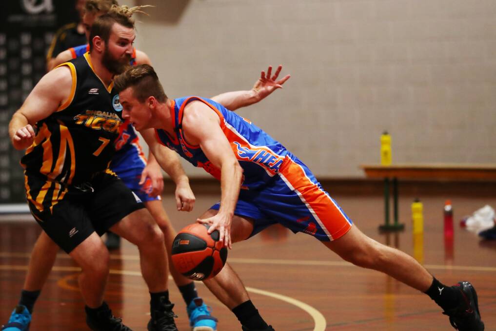 PROMISE: Wagga Heat's Jacob Edwards was one of his team's better performers in the loss to Shoalhaven Tigers at Bolton Park Stadium on Saturday night. Picture: Emma Hillier