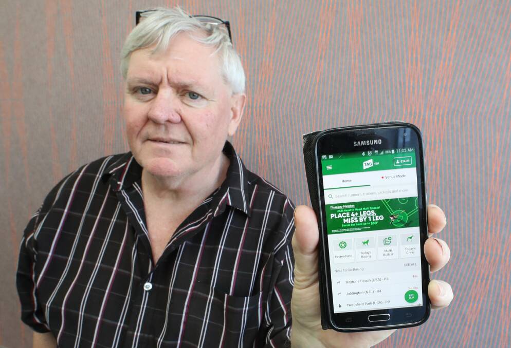 HAPPY DAYS: Wagga's Mark McKenzie won a slot in the Kosciuszko after purchasing a ticket via his TAB app. Picture: Les Smith