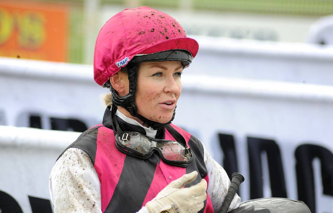 Kathy O'Hara after the win of Alise at Wagga on Friday. Picture: Kylie Shaw - Trackpix